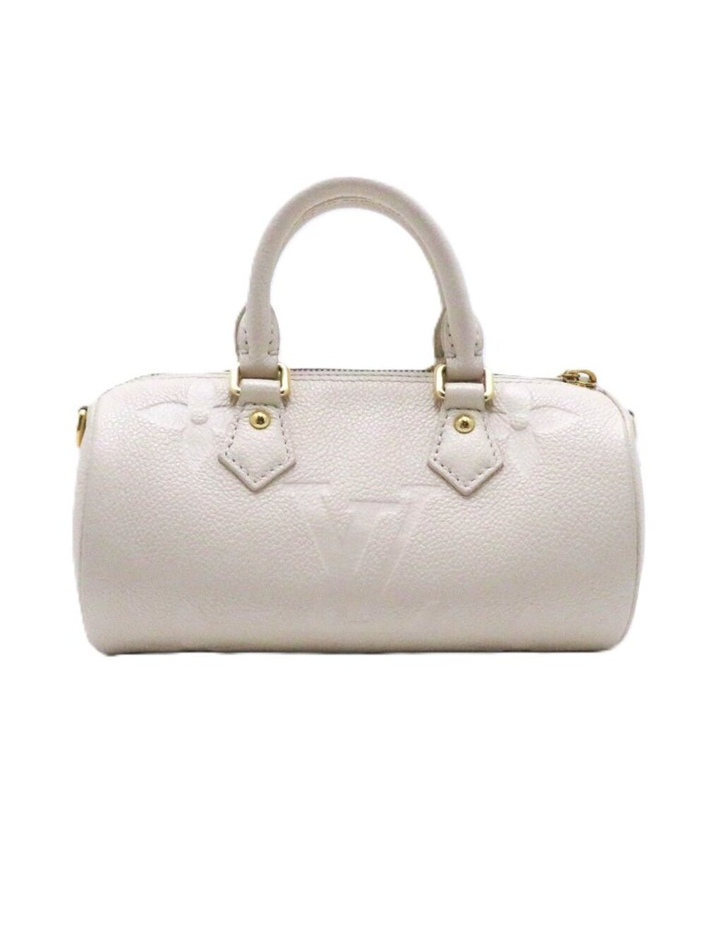 Louis Vuitton Papillon BB Monogram Empreinte Cream Handbag